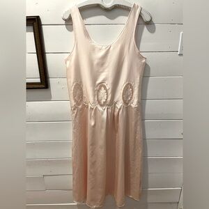 Vintage Blush Satin Slip Dress – Linda Lingerie – Size M